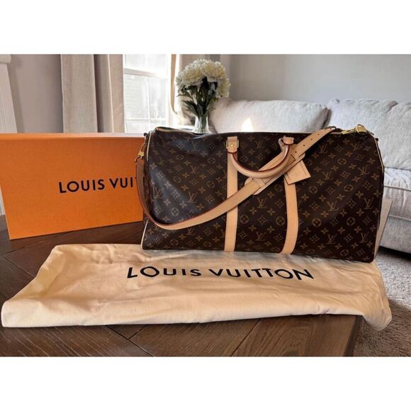 NWT Louis Vuitton Keepall Bandoulière 55 Bag - Picture 1 of 10